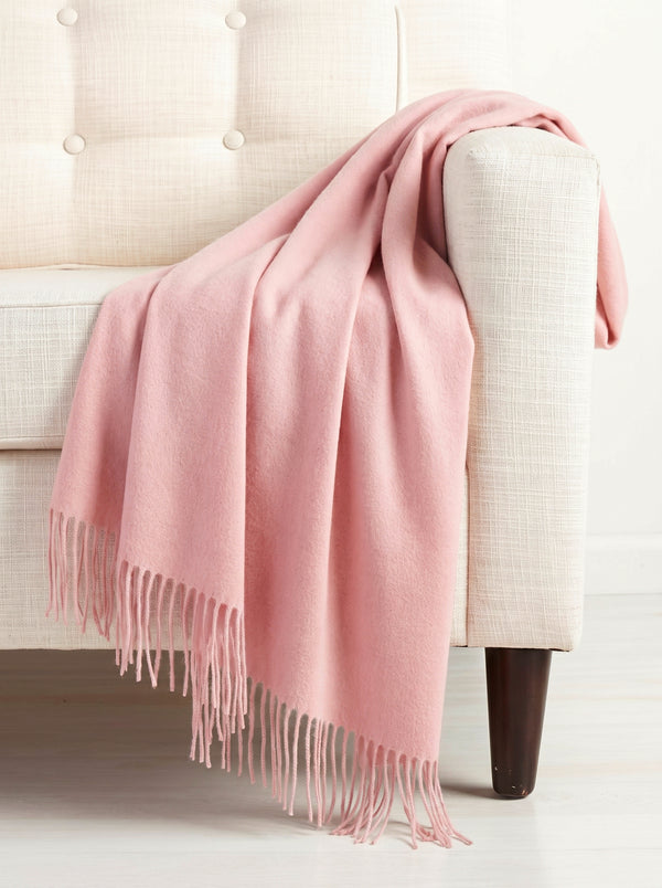 Plain Cashmere Scarves - Cotton Candy