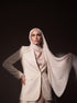 Noura Jersey Hijab - Oyster