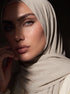 Noura Jersey Hijab - Fawn