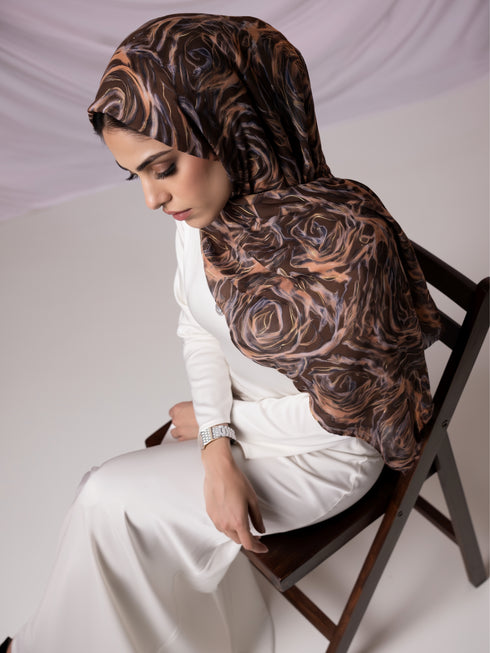 Glitter Festive Woolen Stole - 03