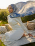 Cloudberry Printed Modal Hijab