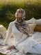 Cappuccino Printed Modal Hijab