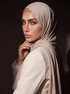 Noura Jersey Hijab - Beige