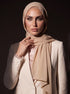 Noura Jersey Hijab - Khaaki