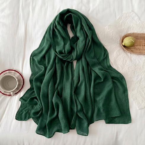 Celeste Summer Hijab - Evergreen