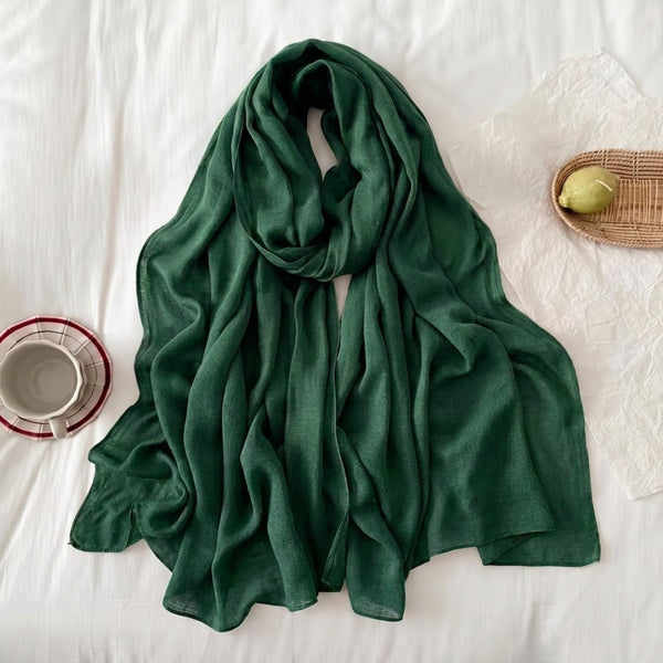 Celeste Summer Hijab - Evergreen