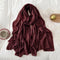 Celeste Summer Hijab - Dark Maroon