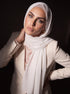 Noura Jersey Hijab - White