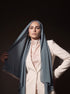 Noura Jersey Hijab - Denim Blue