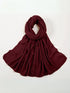 Marble Cotton Hijabs - Maroon