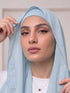 Built-in Magnet Hijab - Sky Blue