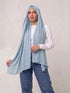 Built-in Magnet Hijab - Sky Blue