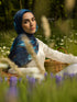 Blue Quartz Printed Modal Hijab