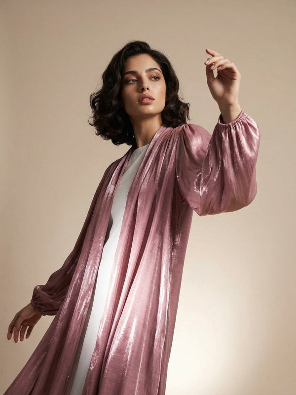 Blush Glow Abaya