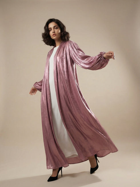 Blush Glow Abaya