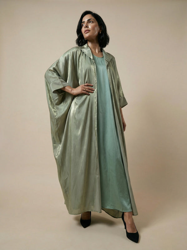 Sage Coat Style Abaya