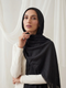 Noor Lace Hijab - Black