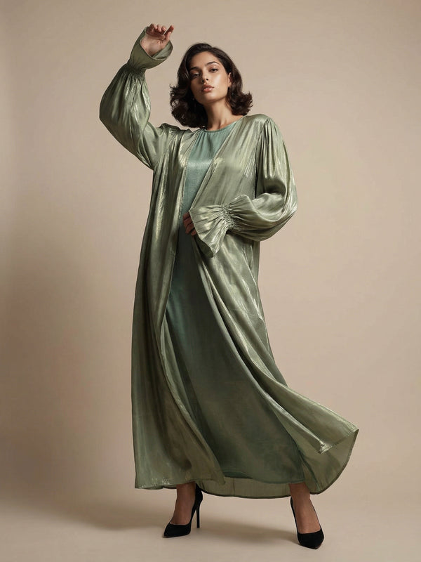 Sage Glow Abaya