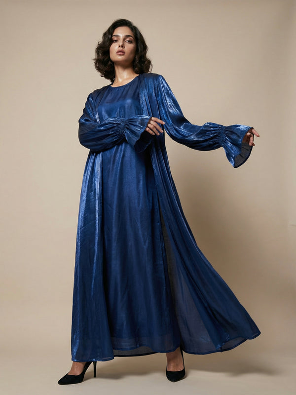 Sapphire Glow Abaya