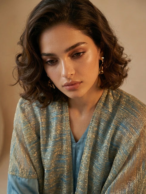 Aqua Radiance Abaya