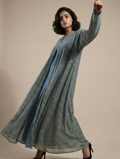 Aqua Radiance Abaya