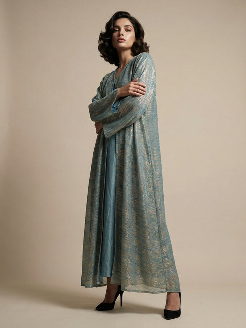 Aqua Radiance Abaya