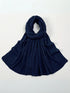 Marble Cotton Hijabs - Navy Blue