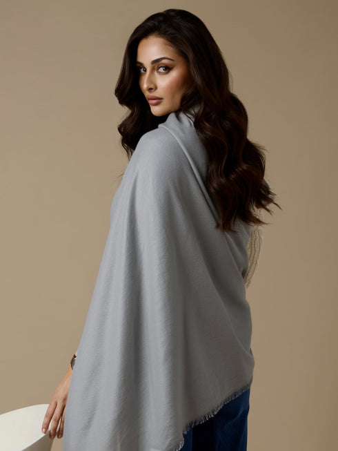 Zeba Winter Scarves - Ash Grey