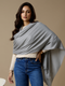 Zeba Winter Scarves - Ash Grey