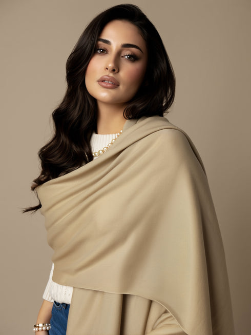 Zeba Winter Scarves - Khaaki