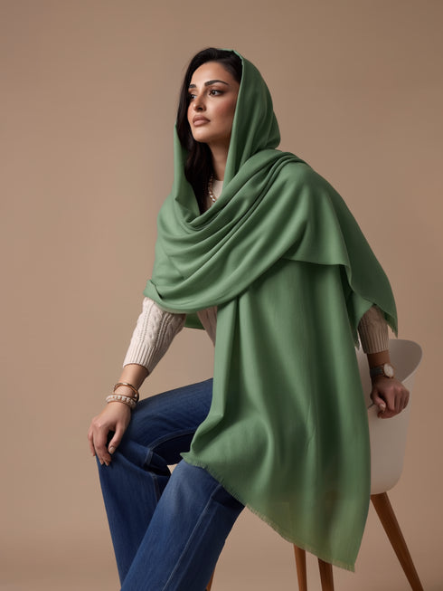 Zeba Winter Scarves - Pistachio