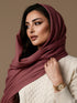 Zeba Winter Scarves - Maroon