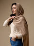 Zeba Winter Scarves - Tan Brown