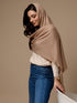 Zeba Winter Scarves - Tan Brown