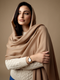 Zeba Winter Scarves - Tan Brown