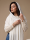 Zeba Winter Scarves - White
