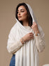 Zeba Winter Scarves - White