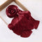 Aura Silky Organza Hijab - Dark Maroon