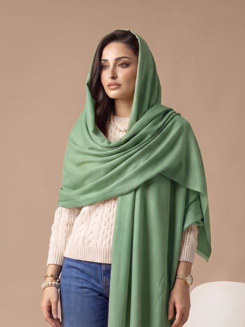 Zeba Winter Scarves - Pistachio