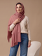 Zeba Winter Scarves - Dusty Pink