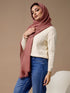 Zeba Winter Scarves - Dusty Pink