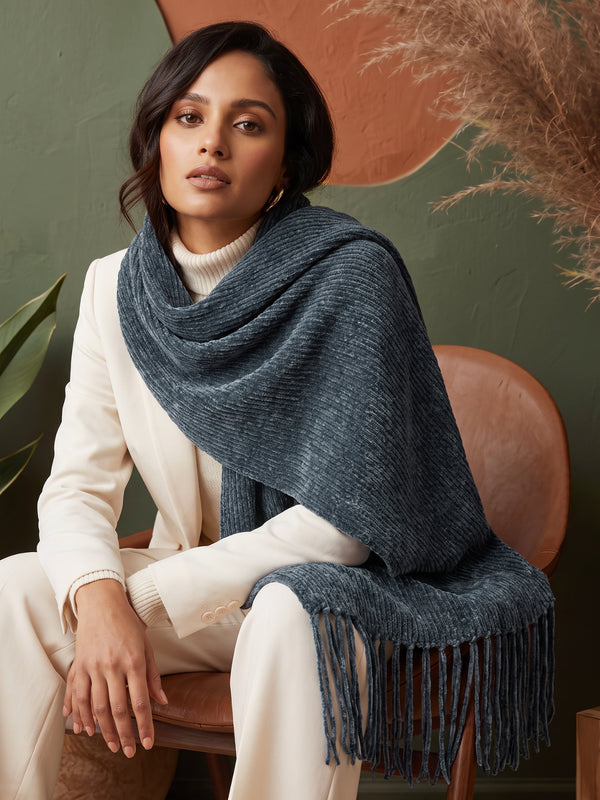 Snuggle-soft Muffler - Charcoal Grey