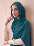 Organic Bamboo Jersey Hijab - Teal