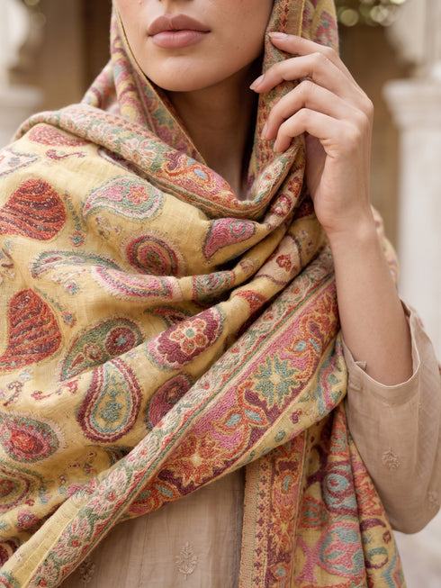 Kashmiri Kani Shawl