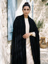 Sequins Blended Pashmina Shawl - Black