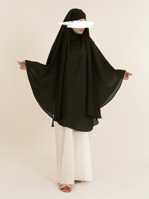 Khimar Hijab - Black