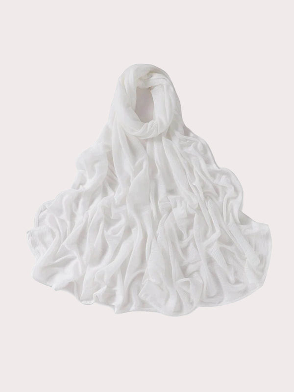 حجاب جيرسي مضلع - رمادي