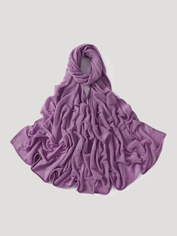 حجاب جيرسي مضلع - رمادي