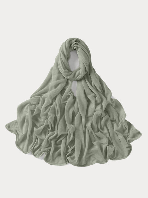 Luxe Jersey Hijabs - Sage Green