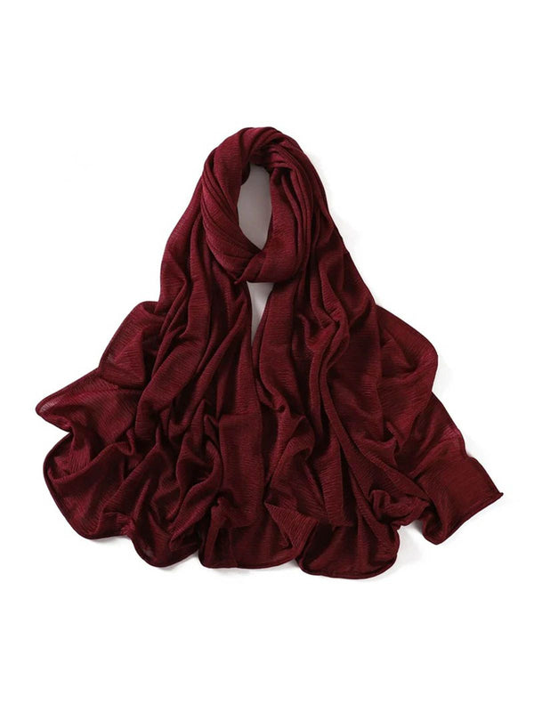 حجاب جيرسي مضلع - رمادي